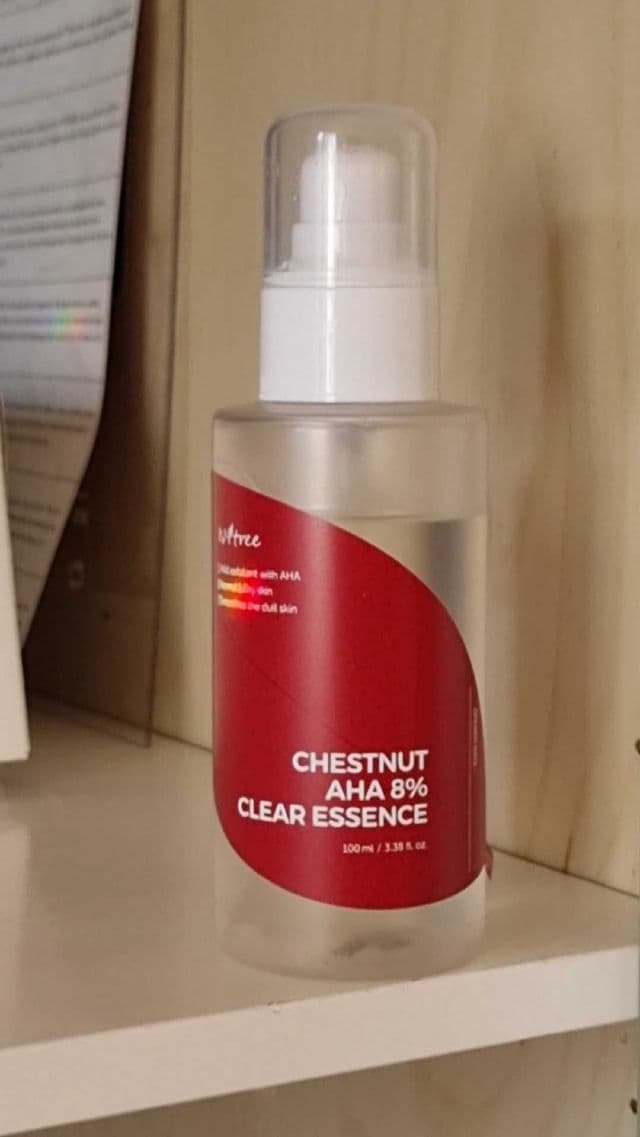 ISNTREE Chestnut AHA 8% Clear Essence review photo by glowandsunshine