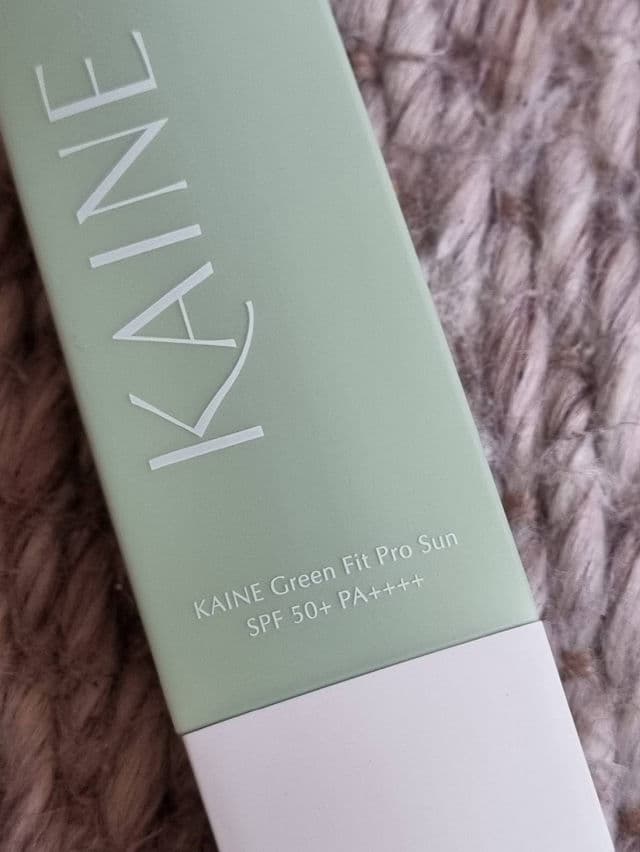 KAINE Green Fit Pro Sun SPF 50+ PA++++ review photo by glowandsunshine