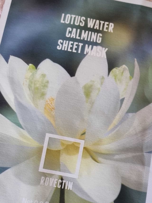 [Discontinued] Lotus Water Calming Sheet Mask product review