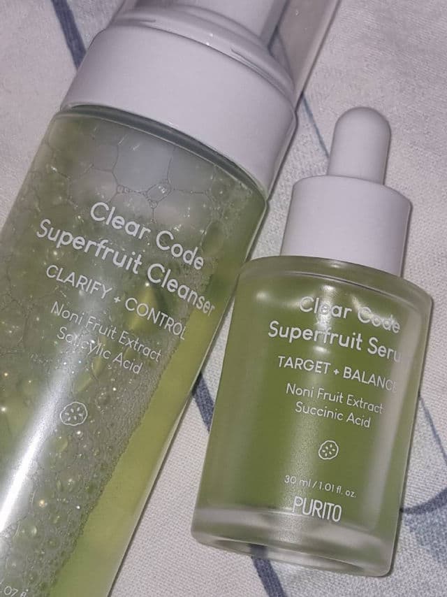 PURITO Clear Code Superfruit Cleanser review photo by glowandsunshine