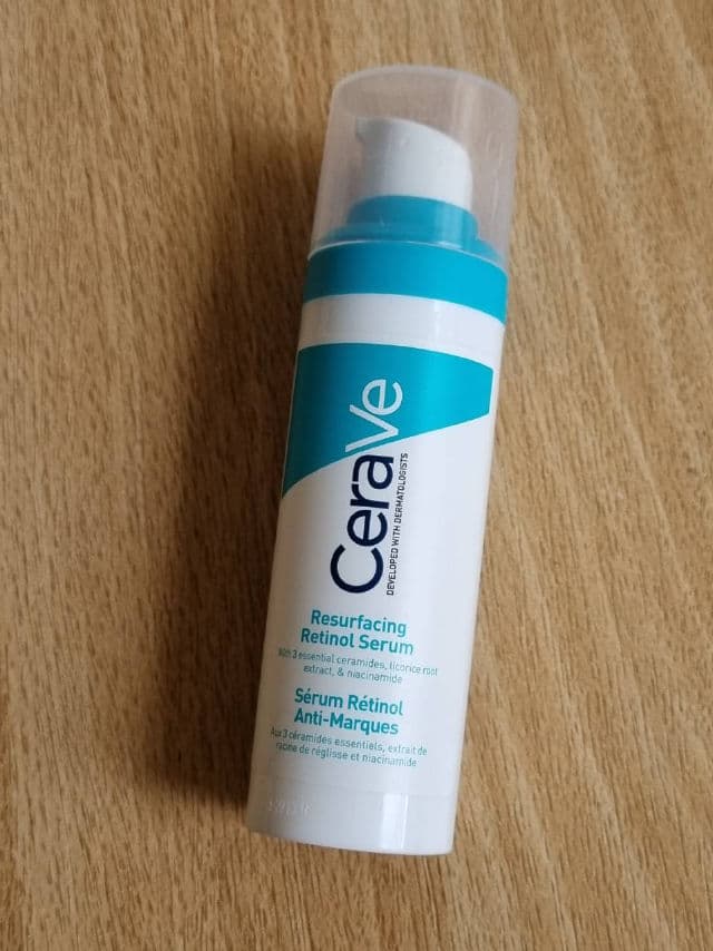 CeraVe Resurfacing Retinol Face Serum review photo by glowandsunshine