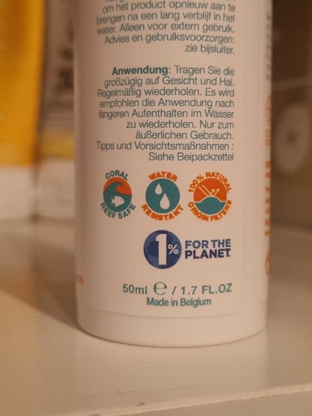 BioSolis Sunscreen Face SPF 50+ review photo by glowandsunshine