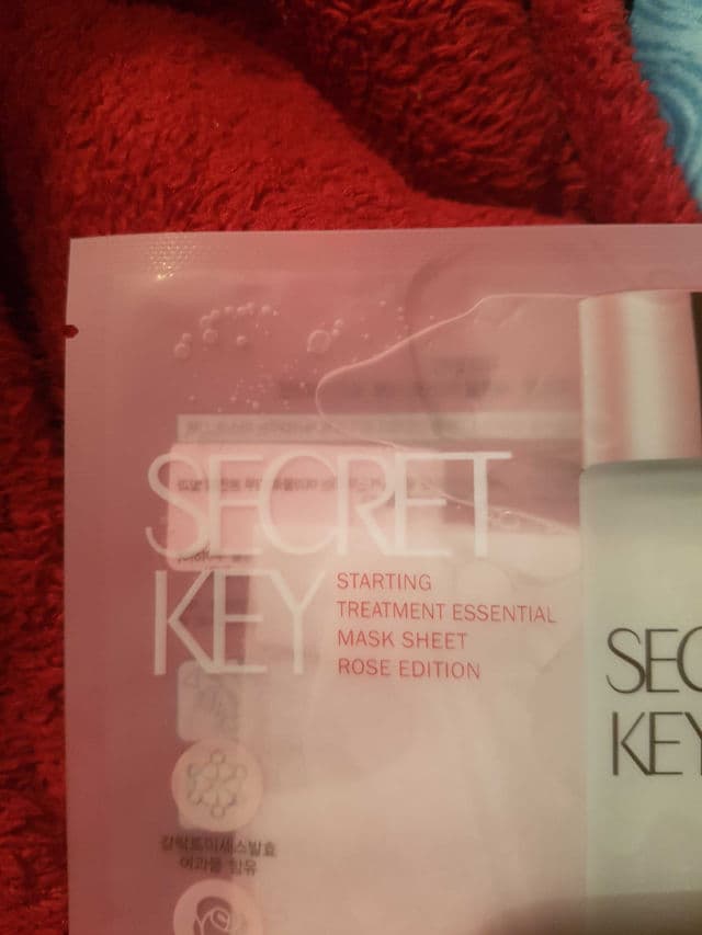 SECRET KEY Starting Treatment Essential Mask Sheet - Rose Edition review photo by glowandsunshine