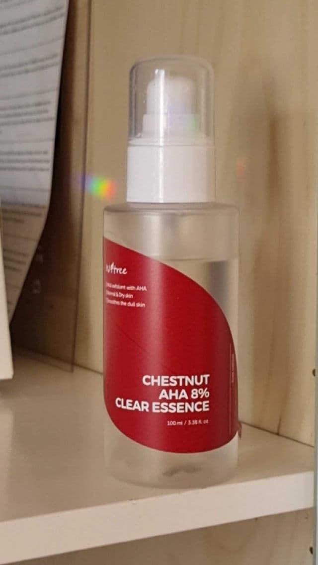 ISNTREE Chestnut AHA 8% Clear Essence review photo by glowandsunshine