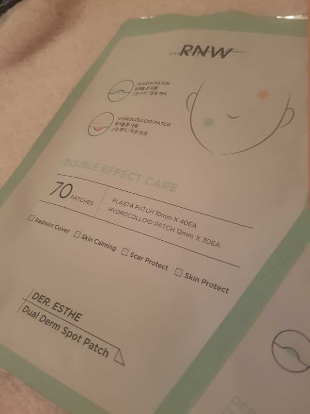 RNW Der. Esthe Dual Derm Spot Patch Set review photo by glowandsunshine