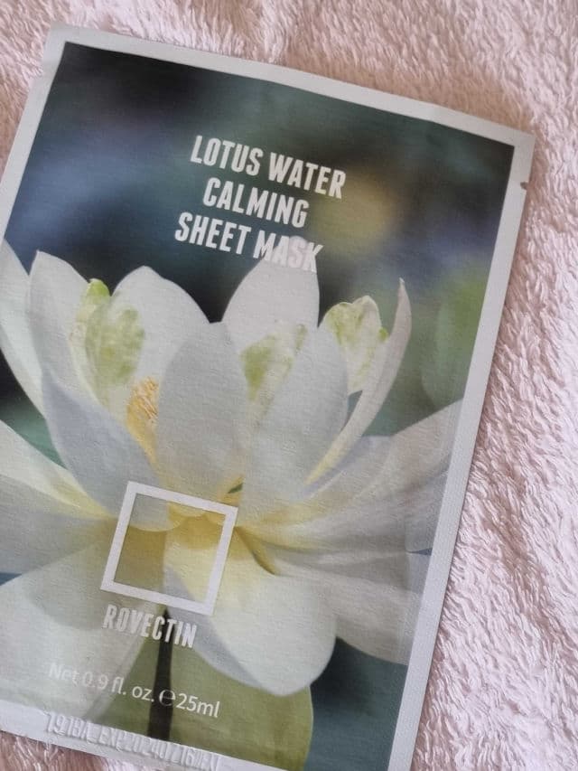 [Discontinued] Lotus Water Calming Sheet Mask product review
