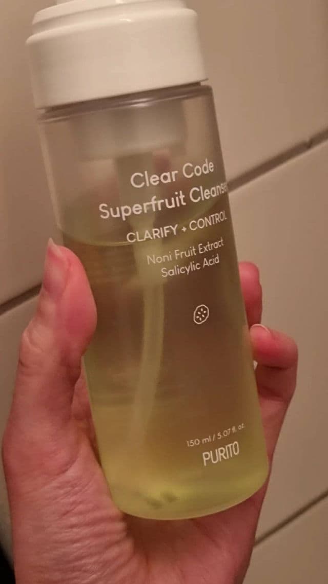 PURITO Clear Code Superfruit Cleanser review photo by glowandsunshine