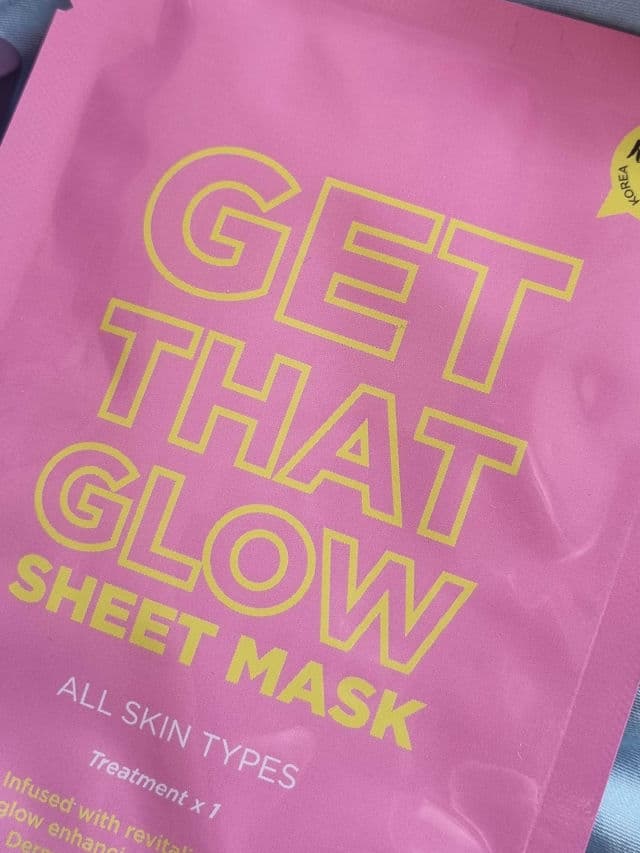 Makeup Mekka Get That Glow Sheet Mask review photo by glowandsunshine