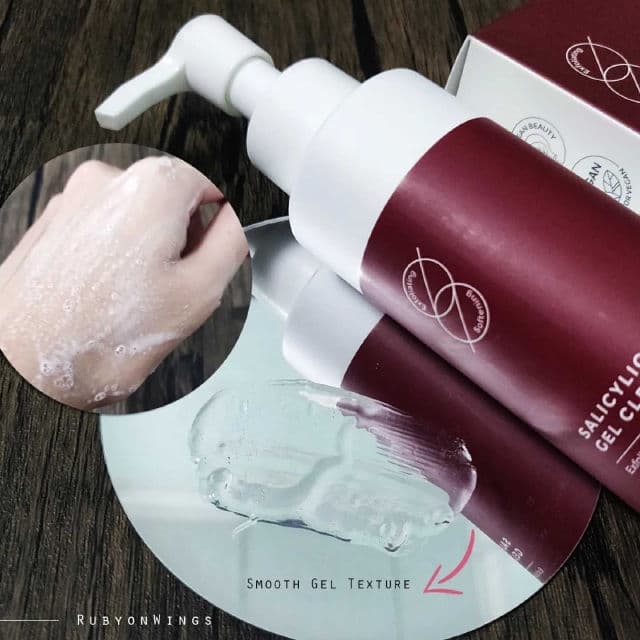 SNP Salicylic Gel Cleanser review photo by RubyonWings
