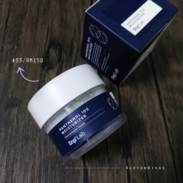 SNP Panthenol 10 Moisturizer review photo by RubyonWings