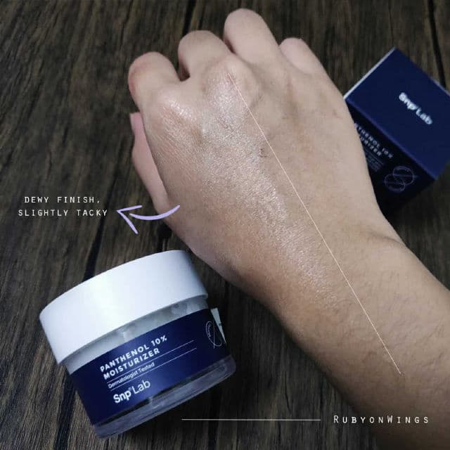 SNP Panthenol 10 Moisturizer review photo by RubyonWings