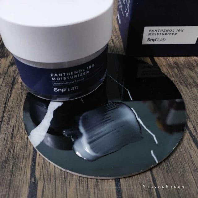 SNP Panthenol 10 Moisturizer review photo by RubyonWings