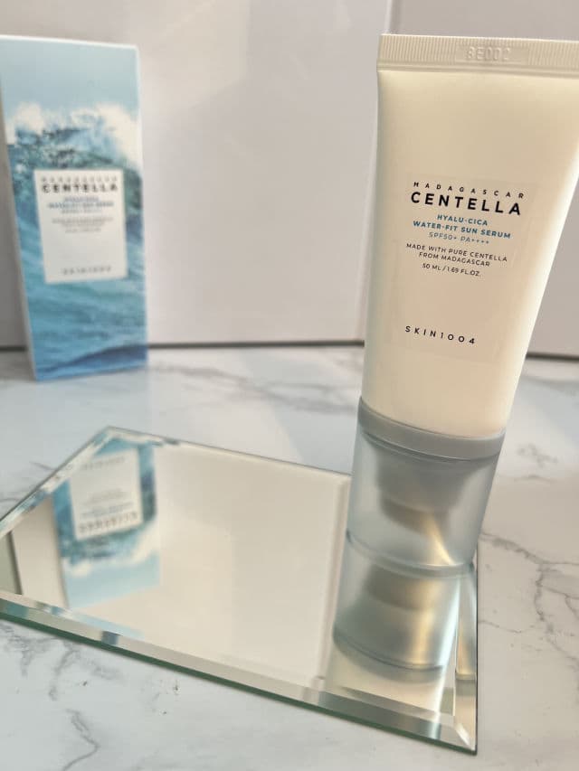 SKIN1004 Madagascar Centella Hyalu-Cica Water-Fit Sun Serum SPF50+ PA++++ review photo by tnfriendrenee