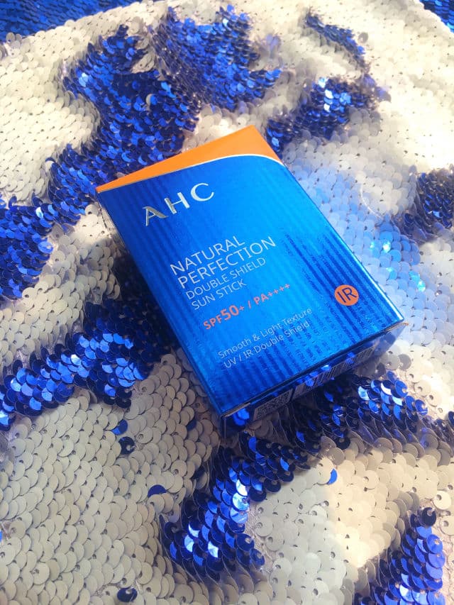 AHC Natural Perfection Double Shield Sun Stick SPF50+ PA++++ review photo by datglowup