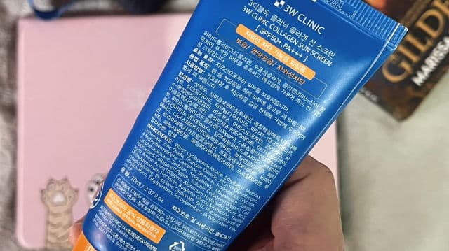 3wClinic Collagen Sunscreen SPF50+ PA++++ review photo by dayverampas