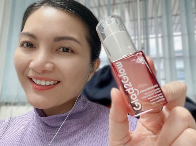 Glad2Glow Pomegranate 10% Niacinamide Power Bright Serum review photo by dayverampas