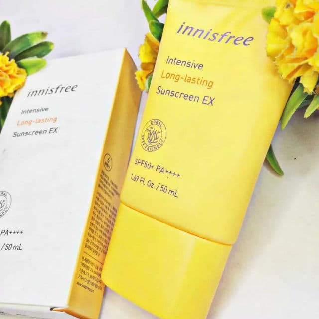 INNISFREE Intensive Triple Care Sunscreen SPF50+ PA++++ review photo by lovelineeess