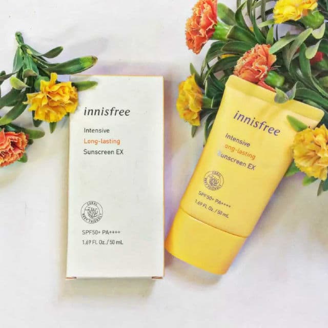 INNISFREE Intensive Triple Care Sunscreen SPF50+ PA++++ review photo by lovelineeess