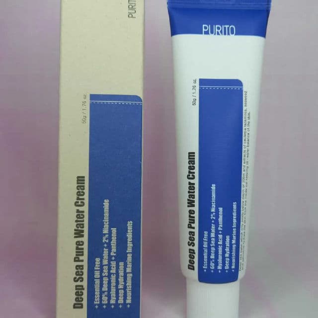 PURITO Essential Oil-Free Deep Sea Pure Water Cream review photo by Hinarushi
