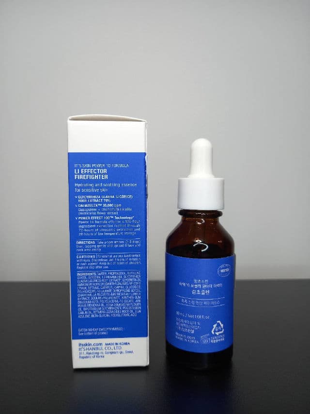 IT'S SKIN Power 10 Formula LI Effector Firefighter review photo by Hinarushi