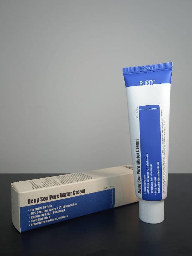 PURITO Essential Oil-Free Deep Sea Pure Water Cream review photo by Hinarushi