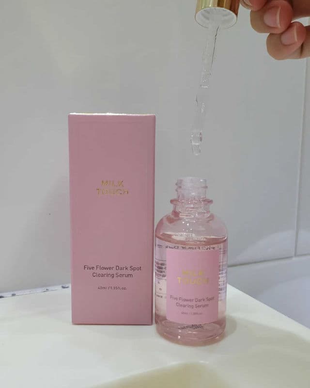 Milk Touch Five Flower Dark Spot Clearing Serum review photo by esiotrot84