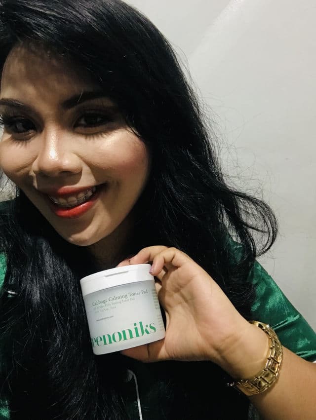 Keenoniks Cabbage Calming Toner Pad review photo by ArianneJardio