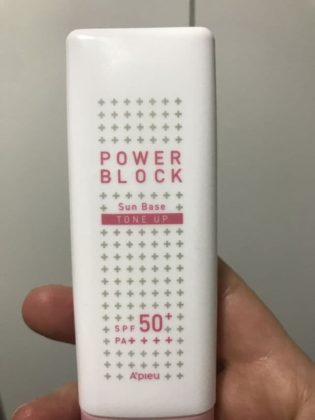 A'pieu Power Block Tone Up Sun Base Pink review photo by Gabis