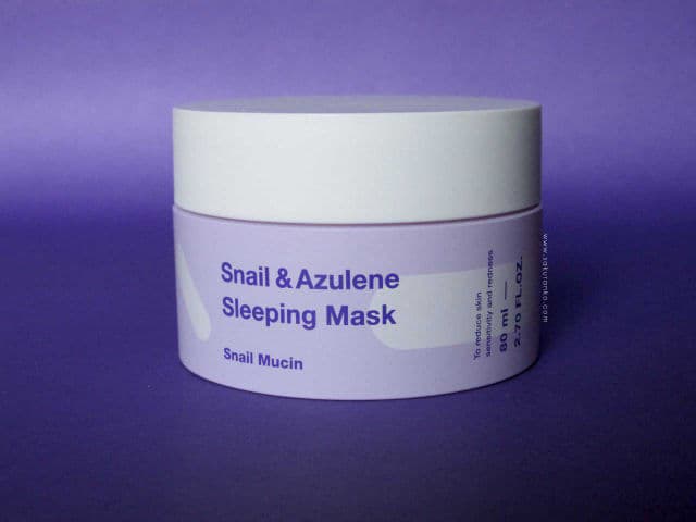 TIAM Snail & Azulene Sleeping Mask review photo by Sakuranko