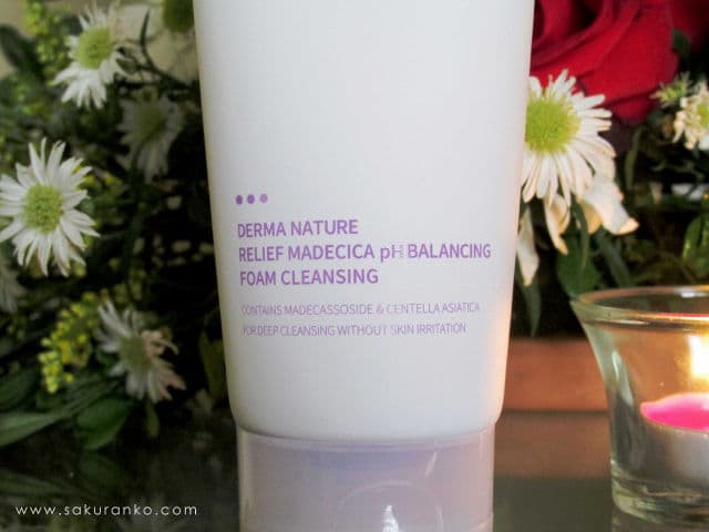 CELIMAX Derma Nature Relief Madecica PH Balancing Foam Cleansing review photo by Sakuranko