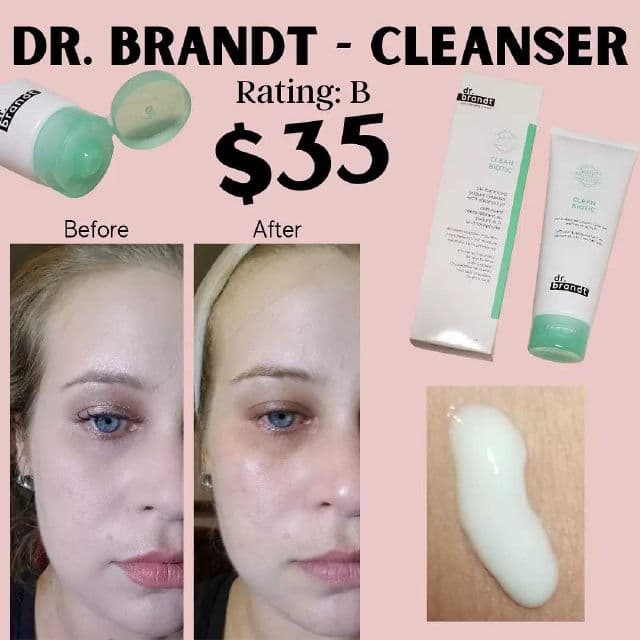 Dr. Brandt Clean Biotic PH-Balanced Yogurt Cleanser with Chlorophyll review photo by melissajackson07