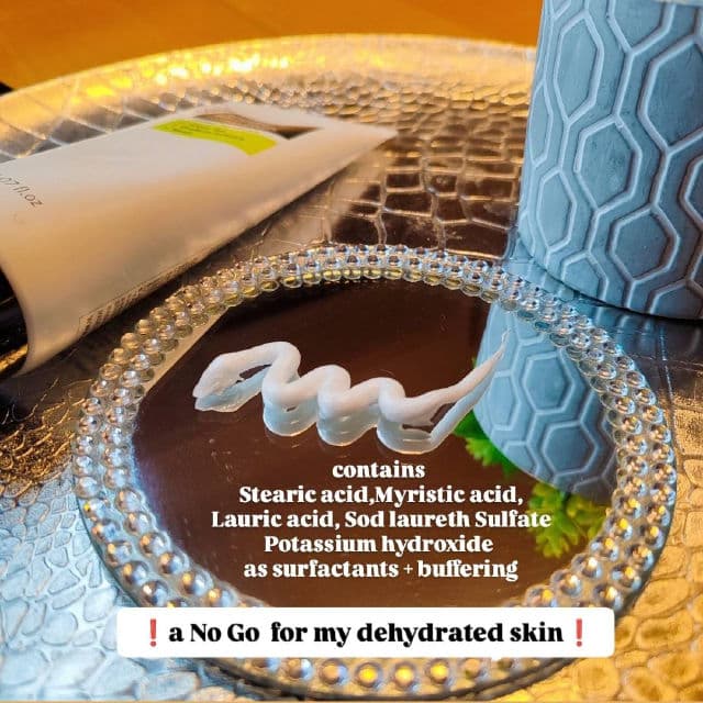 Coxir Green Tea PH Clear Foam Cleanser review photo by kbeautysandra