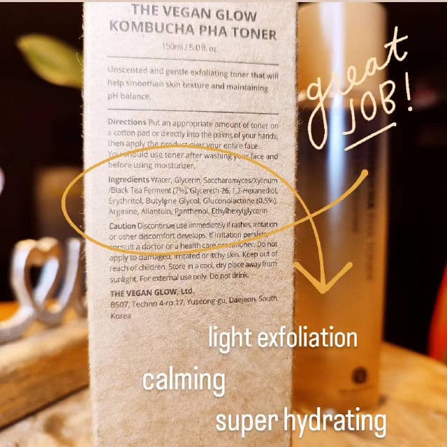 Kombucha PHA Toner product review