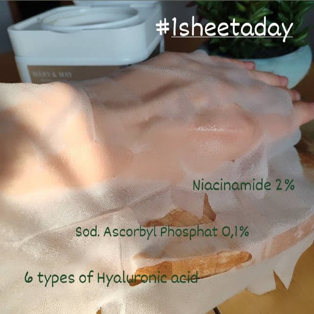 Niacinamide Vitamin C Brightening Mask  product review