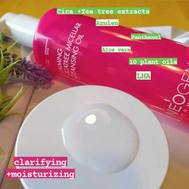 Dermalogy Calming Cica Tree Micellar Cleansing Oil product review