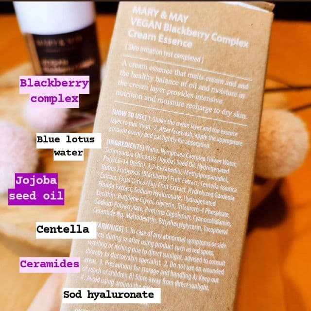 Vegan Blackberry Complex Cream Essence product review