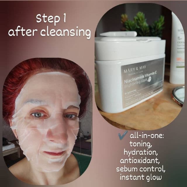 Niacinamide Vitamin C Brightening Mask  product review