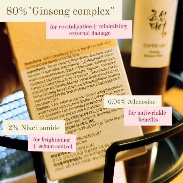 Ginseng Essence Water product review