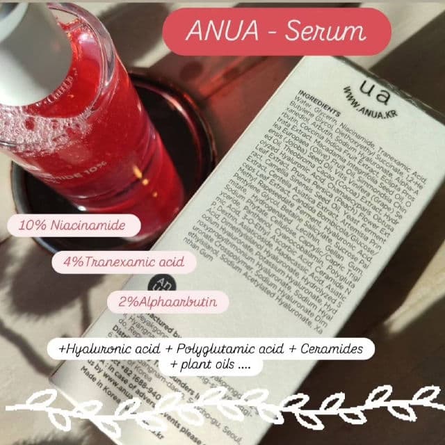 ANUA Niacinamide 10% + TXA 4% Dark Spot Correcting Serum review photo by kbeautysandra