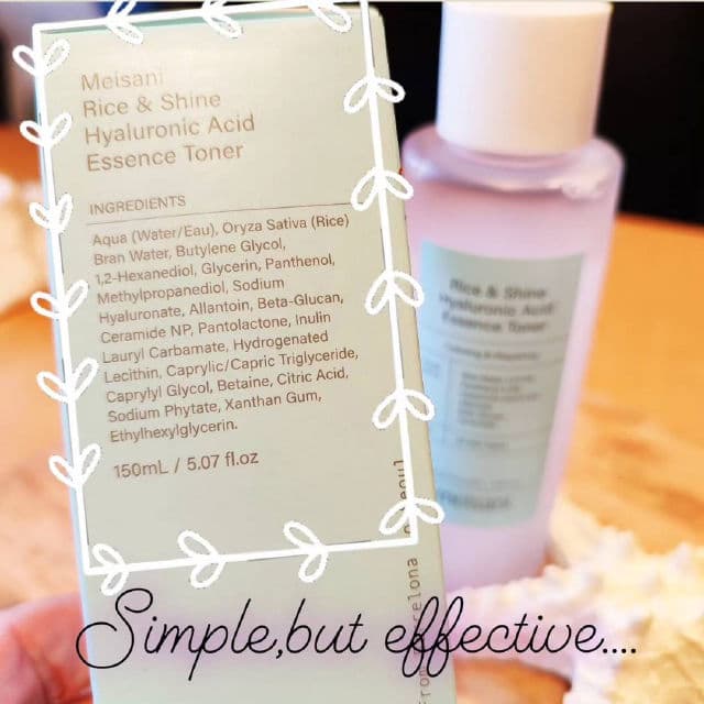 Rice & Shine Hyaluronic Acid Essence Toner product review