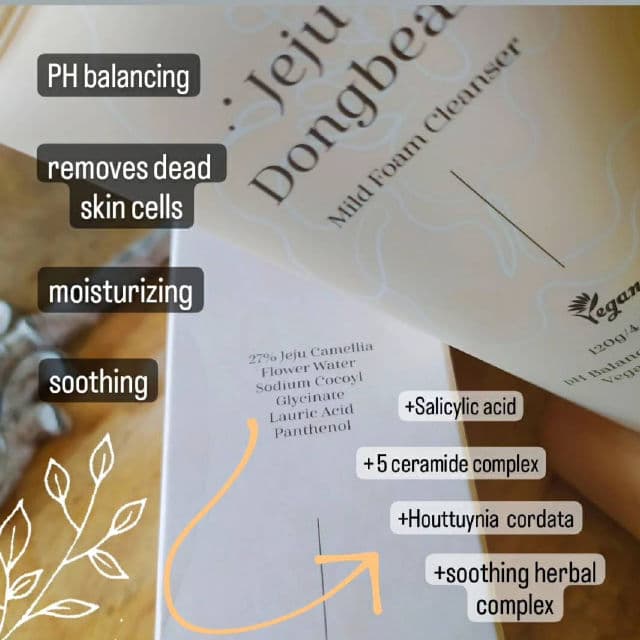 Jeju Dongbeak Mild Foam Cleanser product review
