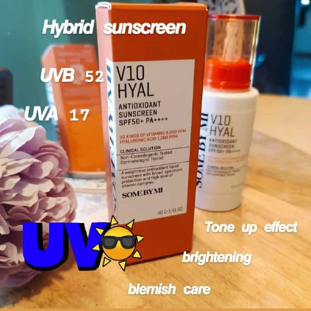 V10 Hyal Antioxidant Sunscreen SPF50+ PA++++ product review