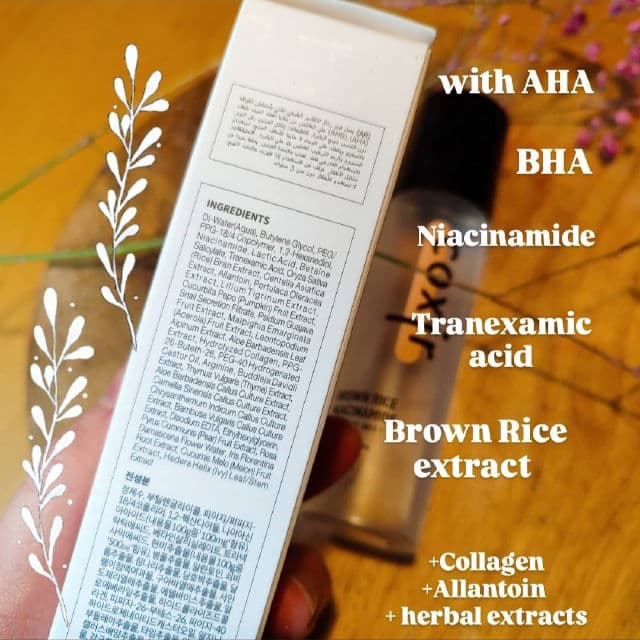Coxir Brown Rice Niacinamide Peeling Mist review photo by kbeautysandra