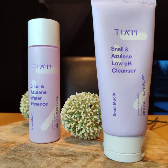 TIAM Snail & Azulene Low pH Cleanser review photo by kbeautysandra