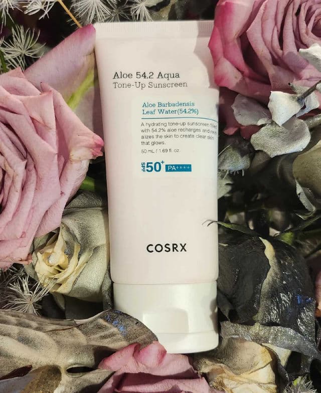 COSRX Aloe 54.2 Aqua Tone-up Sunscreen SPF50+ PA++++ review photo by serene1126