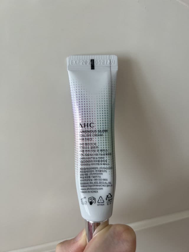 AHC Luminous Glow Real Eye Cream For Face review photo by bimbimbapzz