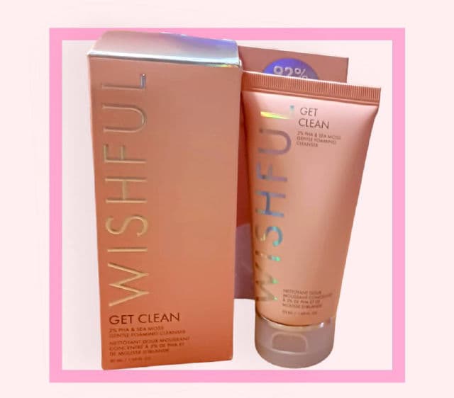 Wishful Get Clean 2% PHA & Sea Moss Gentle Foaming Cleanser review photo by Hollys142
