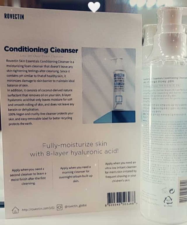 Rovectin Skin Essentials Conditioning Cleanser review photo by SacredV