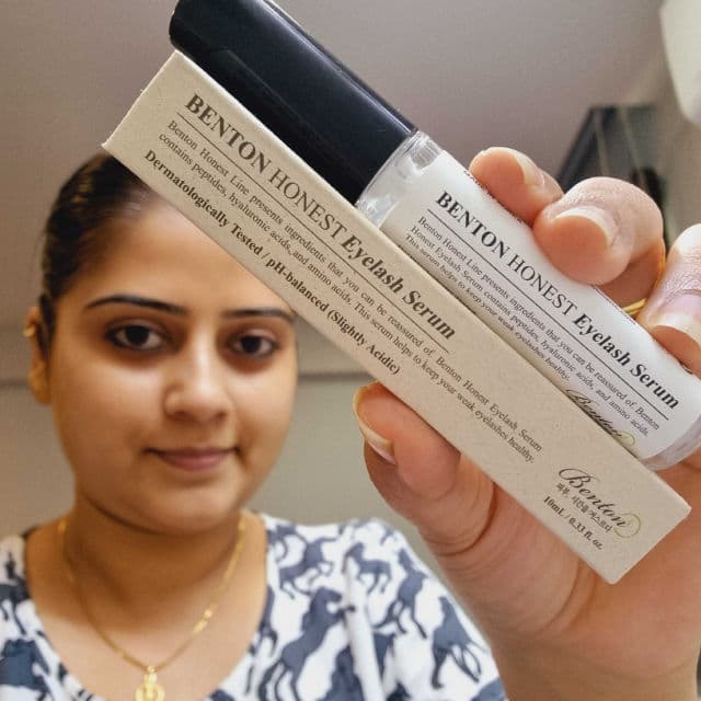 BENTON Honest Eyelash Serum review photo by Prabh