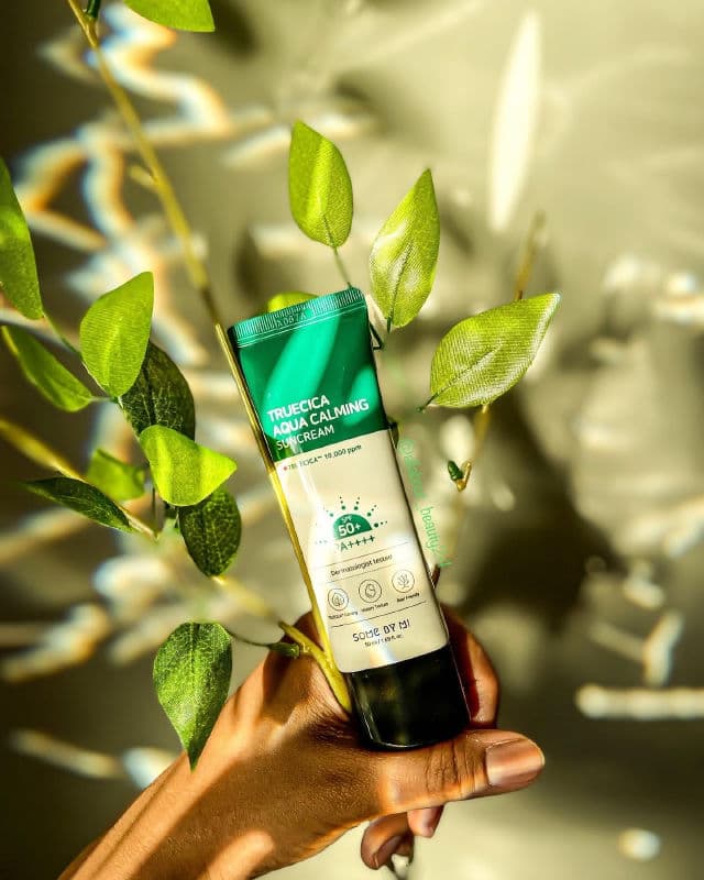 Truecica Aqua Calming Sun Cream SPF50+PA++++ product review